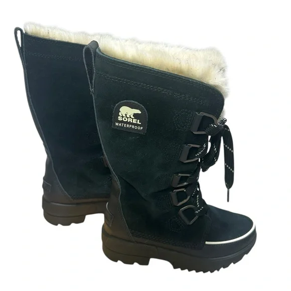 Sorel winter boots black Size 5 - Picture 4 of 6